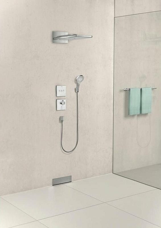 Смеситель для душа Hansgrohe ShowerSelect 15735400 с термостатом Белый Хром