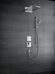 Смеситель для душа Hansgrohe ShowerSelect 15735400 с термостатом Белый Хром