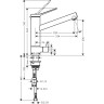 Смеситель для кухни Hansgrohe Zesis M33 74808000 Хром