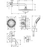 Душевая система Hansgrohe Crometta S 27958000