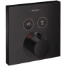 Смеситель для душа Hansgrohe ShowerSelect 15763670 с термостатом черный матовый