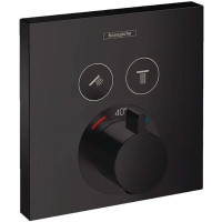 Смеситель для душа Hansgrohe ShowerSelect 15763670 с термостатом черный матовый