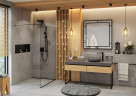 Смеситель для душа Hansgrohe ShowerSelect 15763670 с термостатом черный матовый