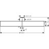Верхний душ Hansgrohe Rainfinity 26231000