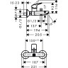 Смеситель для ванны Hansgrohe Logis 71400000 Хром