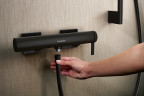 Смеситель для душа Hansgrohe Tecturis E 73620670 черный матовый