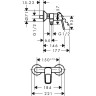 Смеситель для душа Hansgrohe Logis Loop 71247000 Хром