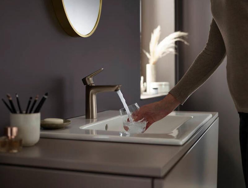 Смеситель для раковины Hansgrohe Talis E 71712140 Шлифованная бронза