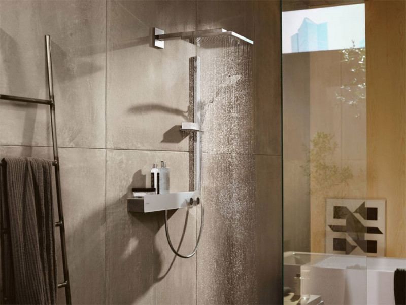 Верхний душ Hansgrohe Raindance E 26238700 белый матовый