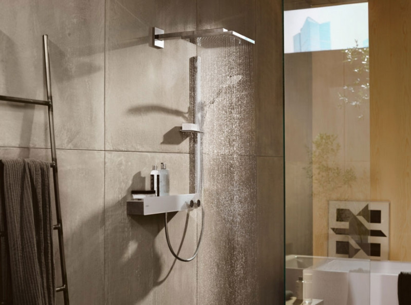 Верхний душ Hansgrohe Raindance E 26238700 белый матовый