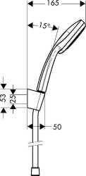 Душевой гарнитур Hansgrohe Croma 27594000 Хром