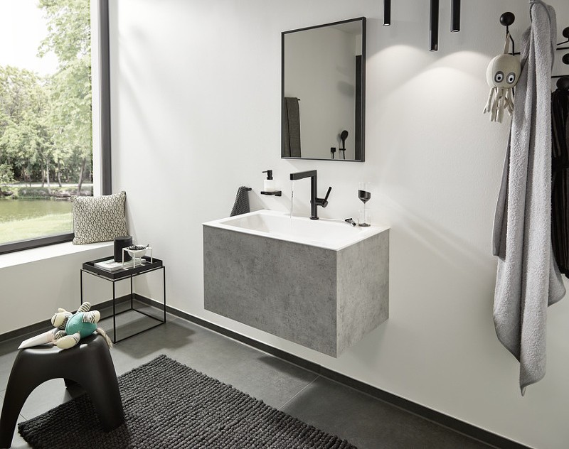 Крючок Hansgrohe AddStoris 41755670 черный матовый