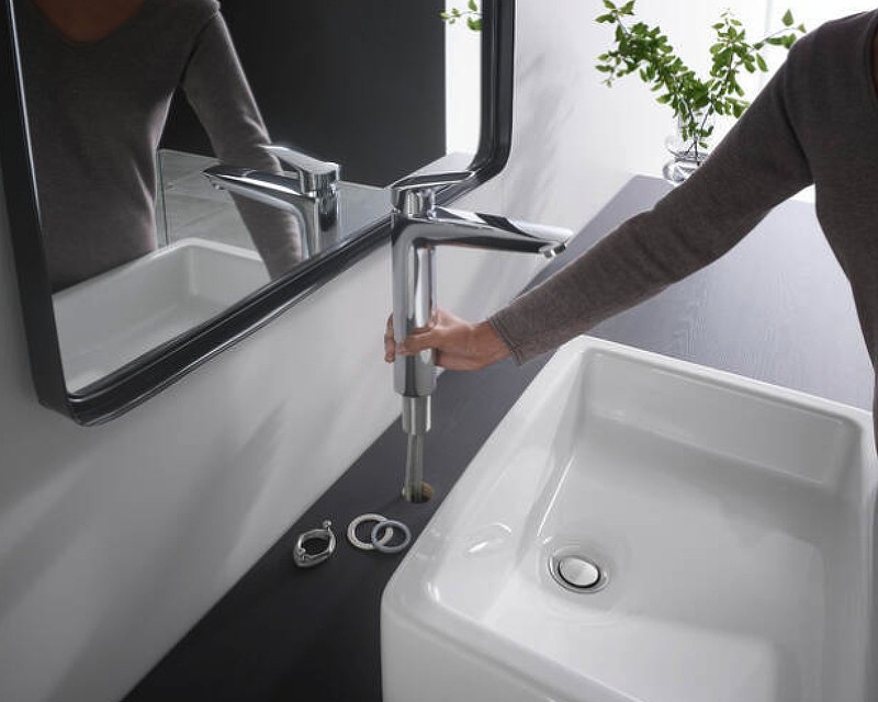 Смеситель для раковины Hansgrohe Logis 71090000 Хром