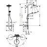 Душевая система Hansgrohe Croma Select S 26890670 с термостатом