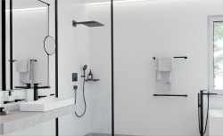 Полотенцедержатель Hansgrohe AddStoris 41747670 черный матовый