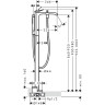 Смеситель для ванны Hansgrohe Vivenis 75445000 Хром