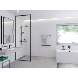 Смеситель для душа Hansgrohe Metropol 32545340 Шлифованный черный хром