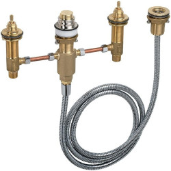 Смеситель на борт ванны Hansgrohe Set HG Vernis Shape 71459670S черный матовый