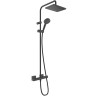 Душевая система Hansgrohe Vernis Shape Showerpipe 230 1jet EcoSmart 26097670 с термостатом