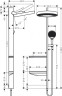 Душевая система Hansgrohe Rainfinity Showerpipe 26842000 Хром